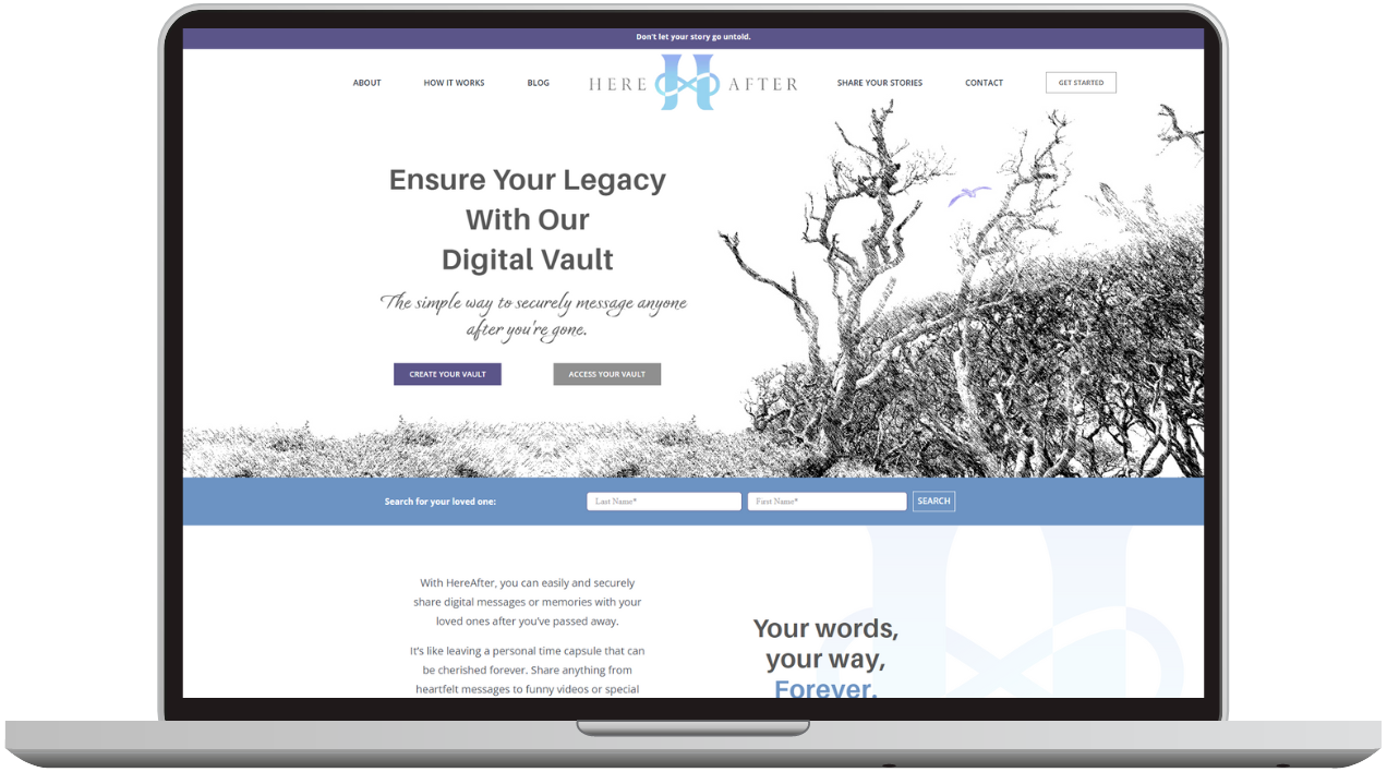 HereAfter Digital Vault