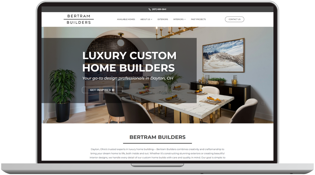 Bertram Builders Laptop Image