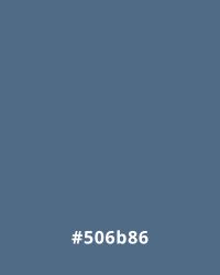 Color 506b86