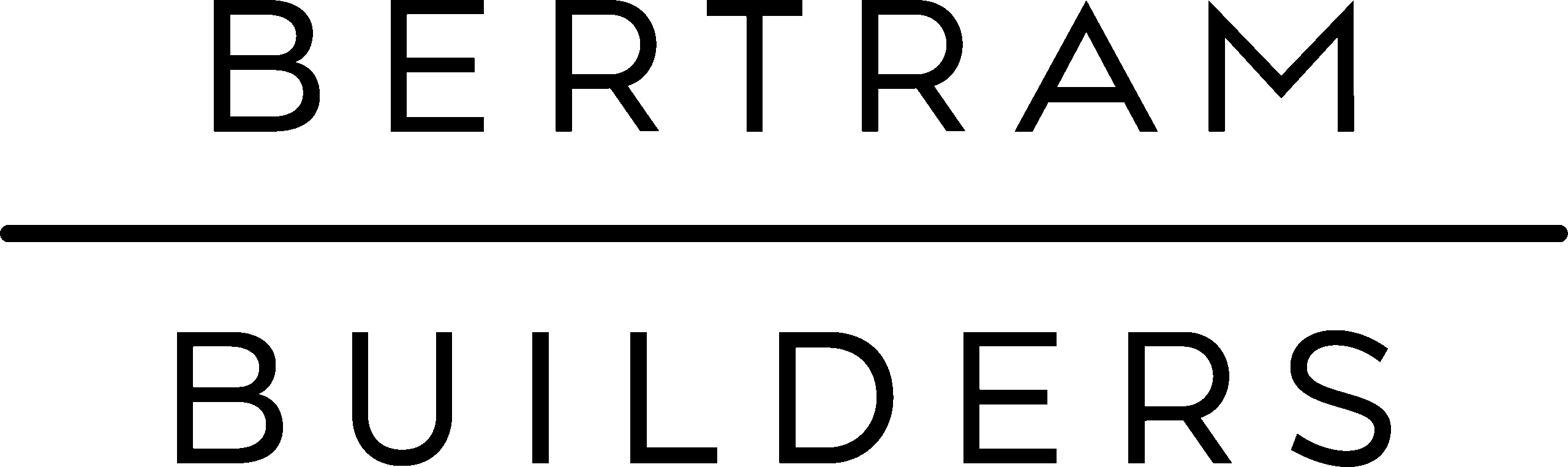 Copy of Logo in black Bertram Builders