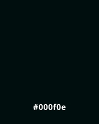 Fairfield Color #000f0e