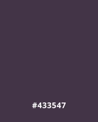Color #433547