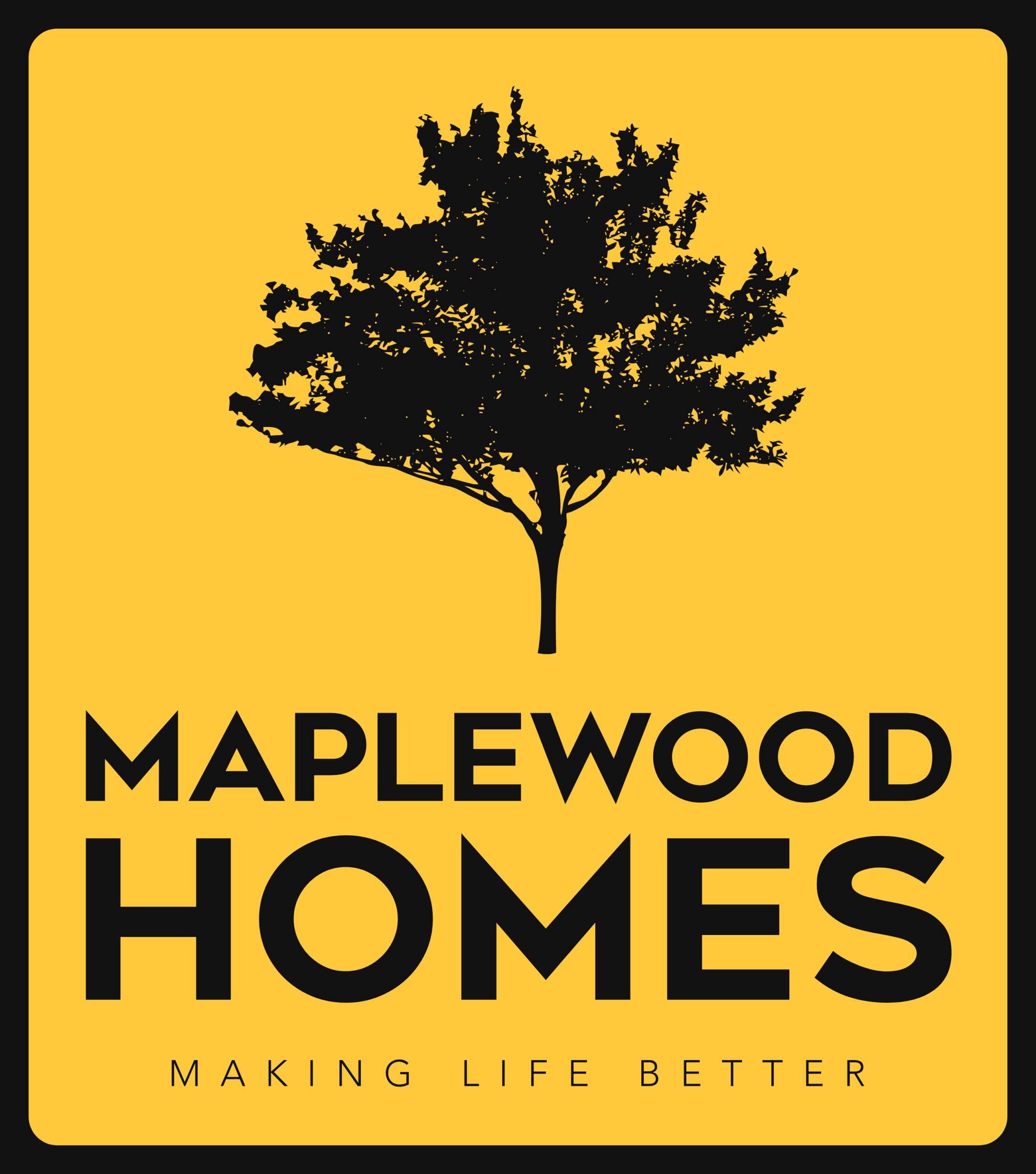 Color logo with background Maplewood Homes