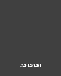 Gray #404040