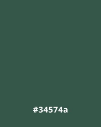Green #34574a