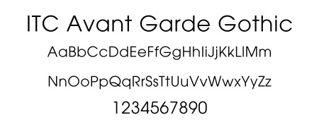 ITC Avant Garde Gothic