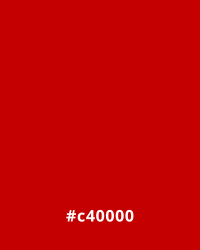 Red #c40000