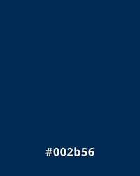 Solid dark blue color with hex code #002b56, ideal for website design backgrounds.