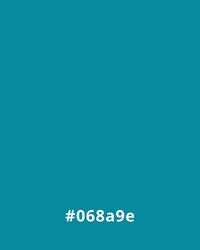 Teal background with color code #068a9e, ideal for modern website design.