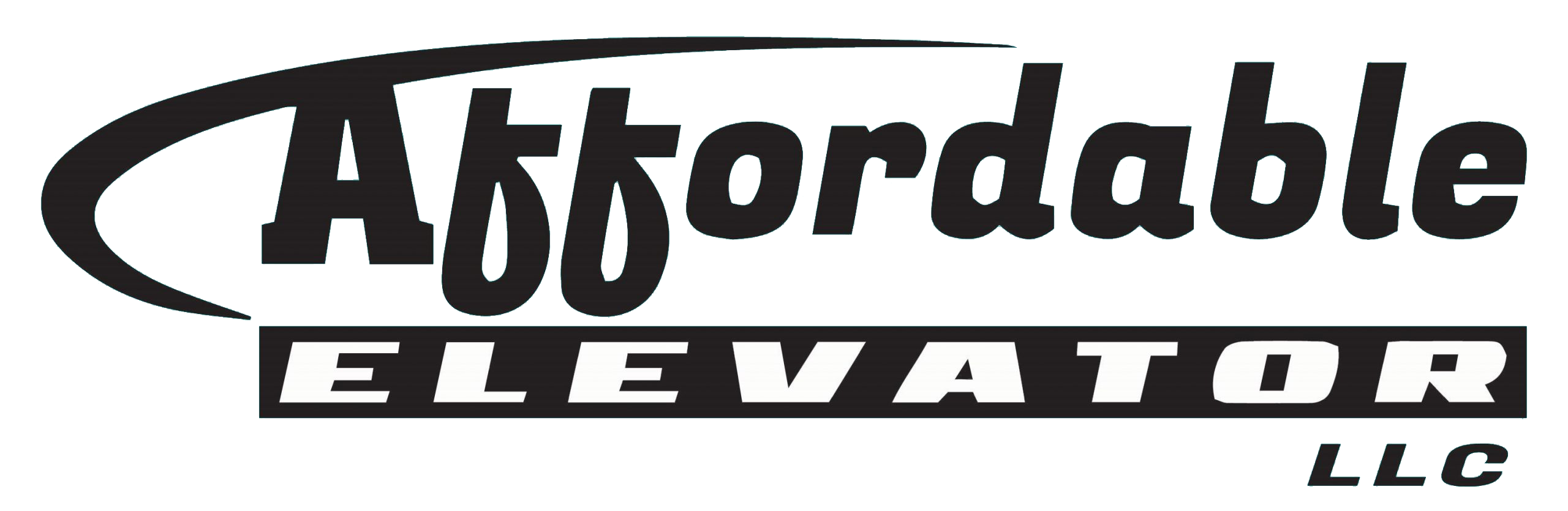 AE Logo BL WH Affordable Elevator LLC