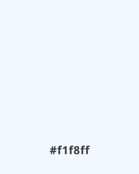#f1f8ff Pastel blue hex code #f1f8ff, often used in website design for a soft, clean background.