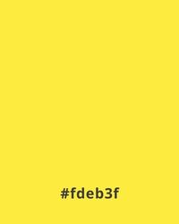#fdeb3f Bright yellow background, hex code #fdeb3f, ideal for website design elements.