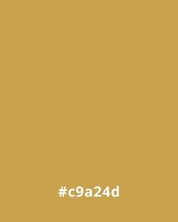 Solid mustard yellow background featuring the hex code #c9a24d, ideal for use in website design.