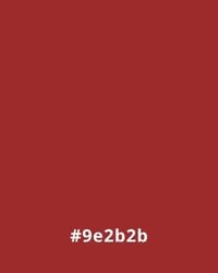 Solid red background with the hex code #9e2b2b, used in website design for a warm, bold aesthetic.