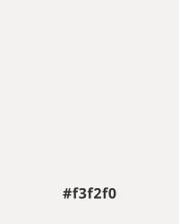 Light gray color background with hex code #f3f2f0, useful for minimalist website design.