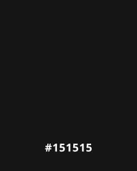 Dark gray background with hex code #151515, useful for minimalist website design.