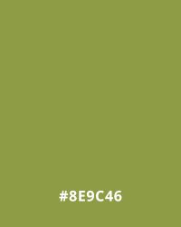 #8E9C46 Olive green background with hex code #8E9C46, often used in website design for a natural and calming aesthetic.