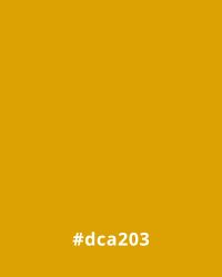 Mustard yellow background with color code #dca203, ideal for website design elements.