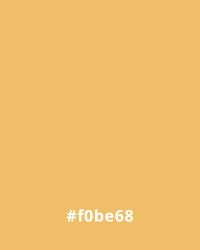 Solid ochre background with hex code '#f0be68', ideal for website design themes focusing on warm, inviting aesthetics.