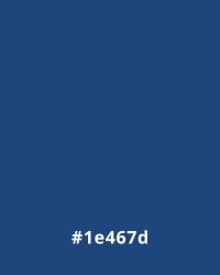 Solid blue background with hex code #1e467d, suitable for website design elements.