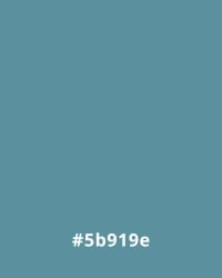 Solid teal color background with hex code #5b919e, ideal for website design accents.