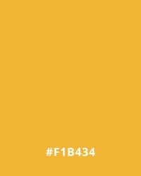 Solid mustard yellow background with hex code #F1B434, ideal for vibrant website design themes.