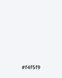 Light gray background with hex code #f4f5f9 in dark text, often used in minimalist website design for a clean, modern aesthetic.