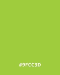 Vibrant lime green (#9FCC3D) background, perfect for modern website design aesthetics.