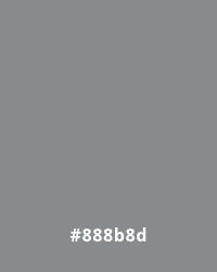 Solid gray color with hex code #888b8d, useful for website design backgrounds.