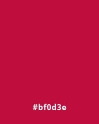 Solid pinkish-red background with hex code #bf0d3e, suitable for bold website design themes.